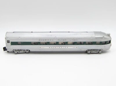 [MF][USED] American Flyer No. 963 AFL Washington Observation Car - Green Stripe - Image 1 of 4