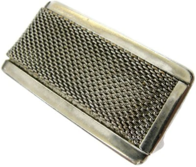 Vintage Swank Mesh Money Clip Men Wallet ID Credit Card Holder - Image 1 of 4