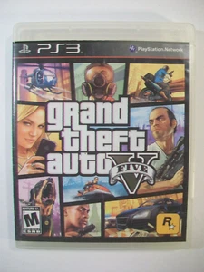 PS3 GRAND THEFT AUTO V FIVE PLAYSTATION 3 GAME - Picture 1 of 3