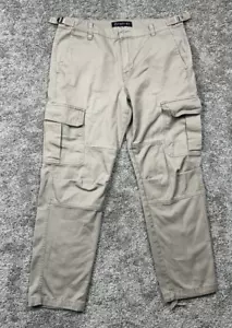 Pantalones cargo Empyre para mujer 32 tostados doble rodilla tácticos senderismo grunge 34x28 LEER - Imagen 1 de 21