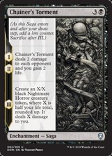 1x Chainer's Torment - Foil NM, English MTG Dominaria