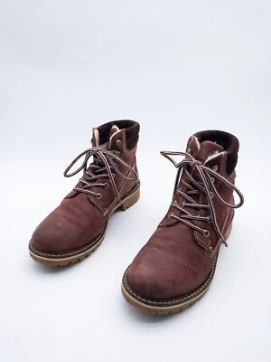 Botas De Cordones Tamaris Para Dama Rojas Talla 40 EU Art 29275-40 - Imagen 1 de 4