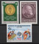 Austria 1985 Sc# 1299-1301 Mint Mnh Graz University Ski Jump Race Sports Stamps