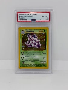 Pokemon Nidoking Set Base ITA 11/102 PSA 8 NM-MT - Picture 1 of 2