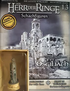 Herr der Ringe Figur: Weißer Turm Osgiliath #13 Schachfigur Sonderausgabe OVP - Picture 1 of 2