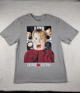 NECA Official Home Alone Shirt Medium Gray Kevin Marv Harry 2020 - Picture 1 of 7