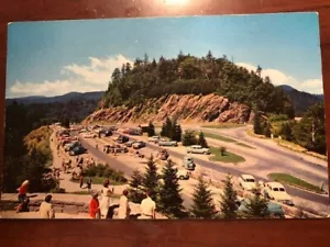 Vintage Postcard Newfound Gap Parking Great Smoky Mountains 1950s - Picture 1 of 2