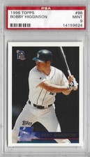 1996 Topps #98 Bobby Higginson PSA 9 MINT Detroit Tigers