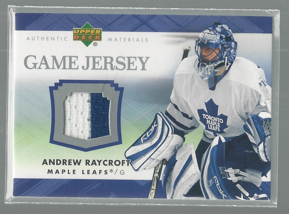 2007-08 Upper Deck Game Jerseys #JAR Andrew Raycroft - Image 1 of 1
