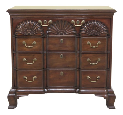 46788EC: KITTINGER HN-18 Historic Newport Goddard Style Mahogany Chest Cover
