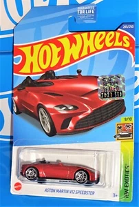 Hot Wheels 2021 Factory Set Exotics #243 Aston Martin V12 Speedster GameStop Red - Picture 1 of 2
