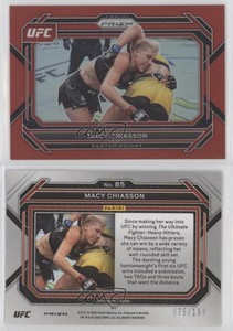 2023 Panini Prizm UFC Red Prizm /199 Macy Chiasson #85
