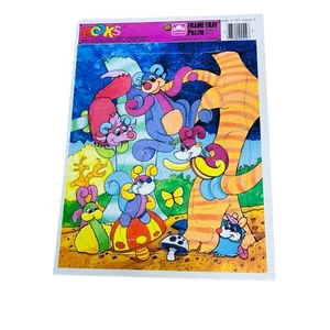 Ganchos para rompecabezas de bandeja de marco dorado 1988 - Imagen 1 de 9