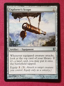 Magic The Gathering CONSPIRACY EXPLORER'S SCOPE artifact card MTG - Picture 1 of 2