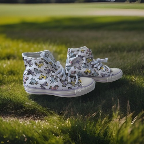 Sneakers alte Converse Unicorno Chuck Taylor All Star bambino taglia 4
