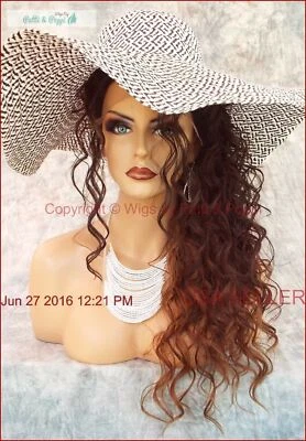 PELUCA SUIZA ENCAJE FRONTAL PARTE LARGA RIZADA AMIGABLE CON EL CALOR CLR OM4.30.33 SEXY 1020 Foto 1 de 4
