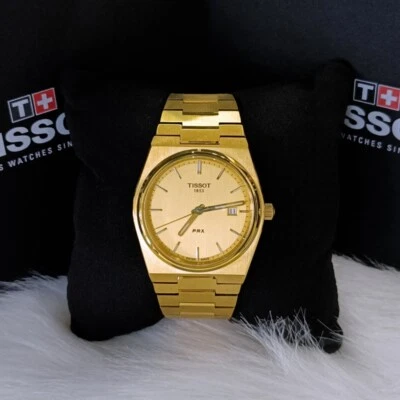 Reloj Hombre Tissot Clásico PRX/316L Esfera Champagne T137.410.33.021.00 (40mm) Foto 1 de 4