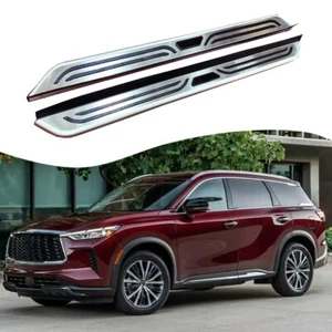 2PCS Side Step fits for Infiniti QX60 2022-2025 Running Board Nerfbars Aluminium - Picture 1 of 5