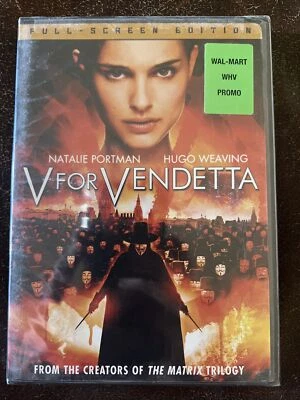 V for Vendetta FullScreen 2006 DVD Brand New and Sealed- Natalie Portman - Image 1 of 2