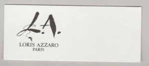 Carte publicitaire - advertising card- L.A. de Loris Azzaro - Picture 1 of 1