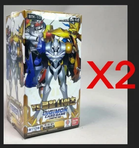 Digimon Card Game VS Royal Knights BT-13 BTK-13 Booster Box korean 2 Box Set - Picture 1 of 3