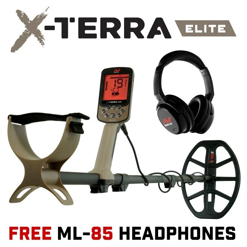 MINELAB XTERRA ELITE  + FREE ML85 Wireless Headphone - CRAWFORDS METAL DETECTORS - Image 1 of 3