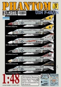 DXM decal 1/48 USN F-4B/J/N Phantom II Collection 3 - Picture 1 of 6