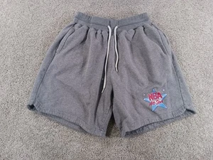 Mitchell & Ness Hardwood Classics Large Mens Sweat Shorts NBA All Stars Gray - Picture 1 of 14