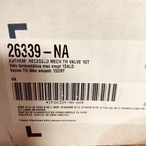 Válvula de control de ducha termostática Kohler 26339-NA Anthem desviador en caja áspera - Imagen 1 de 4