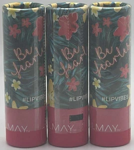 3PK Almay Lip Vibes Matte Lipstick ~ 150 FEARLESS ~ 0.14 OZ EACH ~ SEALED - Picture 1 of 3