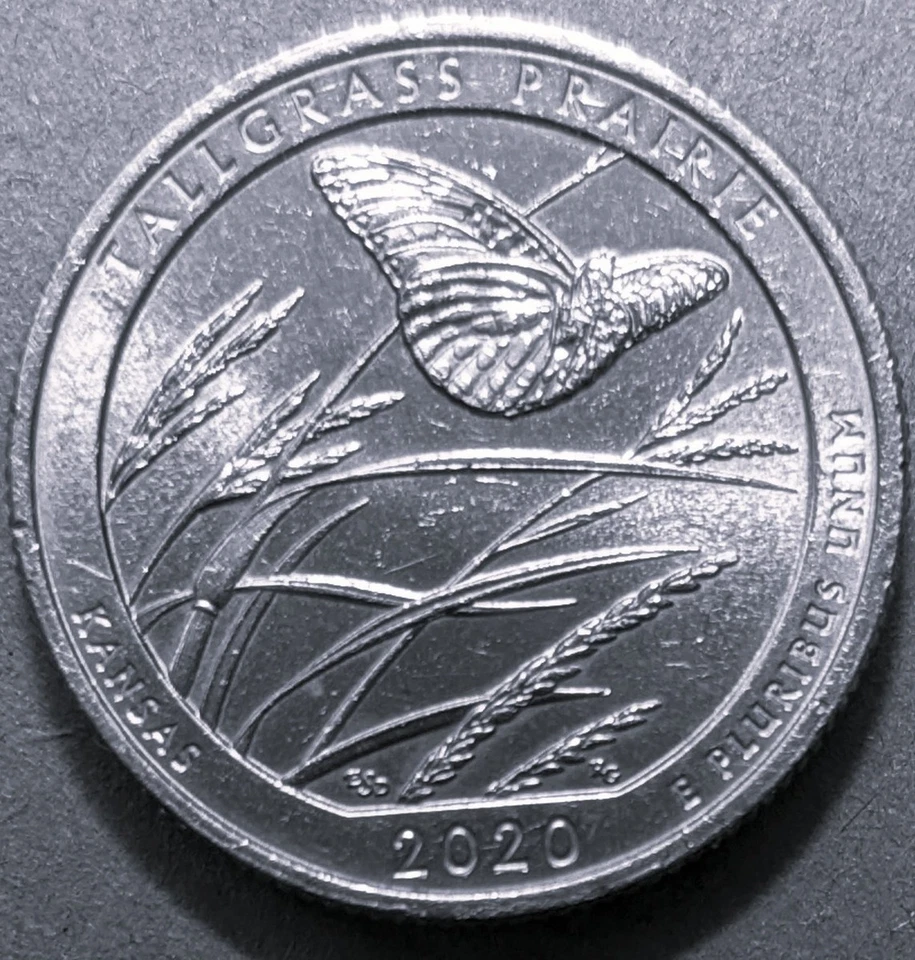 USA - 2020P - Washington ¼ $ - Tallgrass Prairie - Low Mintage - Image 1 of 1