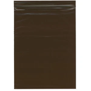 Plymor 9" x 12", 3 Mil Amber UV Zipper Reclosable Plastic Bags - Picture 1 of 4