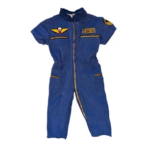 Pierre Bonée Kleinkind Fluganzug 24M Luftwaffe Pilot Kostüm Halloween Vintage  - Bild 1 von 10