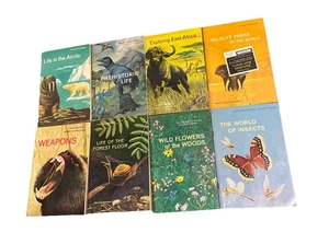 Vintage National Audubon Society Nature Program Books Set of 8 1966 68 69 - Imagen 1 de 4