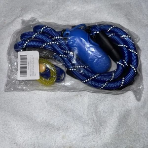 Cuerda de correa para perro resistente con soporte para bolsa de caca y clicker de entrenamiento - Imagen 1 de 3