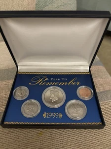 1999 a Year to Remember Coin Set with Box and Certificate of Authenticity - Picture 1 of 5