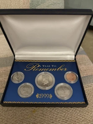 1999 a Year to Remember Coin Set with Box and Certificate of Authenticity - Image 1 of 4