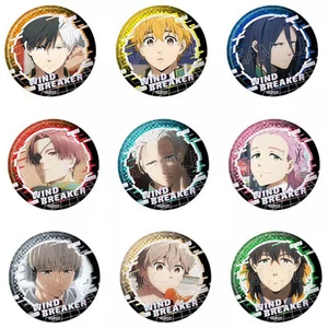 Badge Binz All 9 Types Set Wind Breaker Trading Glitter Can - Picture 1 of 1