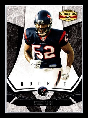 2008 Donruss Gridiron Gear #199 Xavier Adibi Retail Rookies SN,RC #/999 Rookie - Image 1 of 2