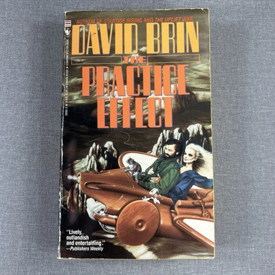 The Practice Effect by David Brin 1985 Vintage Paperback Book Bantam - Image 1 of 4