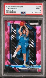 2018 Panini Prizm Luka Doncic #280 Pink Ice PSA 9 - Imagen 1 de 2