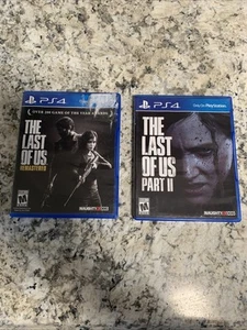 The Last Of Us & The Last of Us Part II PlayStation 4 (Disks In Excellent Shape) - Picture 1 of 14