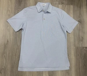 Peter Millar striped performance polo size medium - Picture 1 of 3