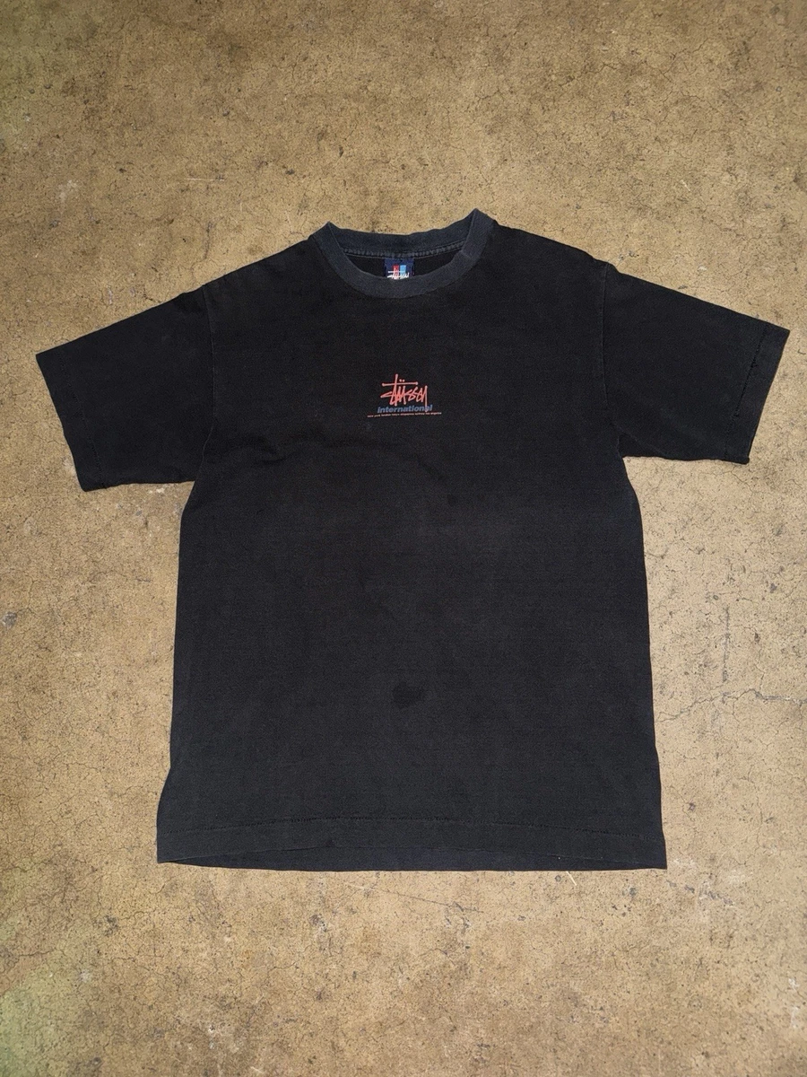 old stussy チェックネルシャツ 90s designed in USA old stussy