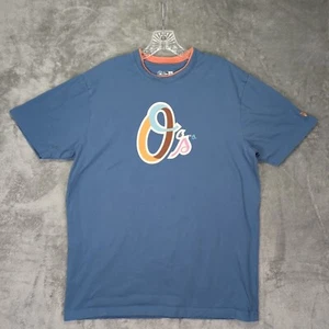 New Era Baltimore Orioles O's 1966 World Series Logo Blue T-Shirt Men's Large - Picture 1 of 9