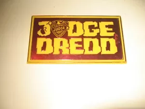 -Rare- Vintage JUDGE DREDD large plastic pin Quality Comics - Picture 1 of 2