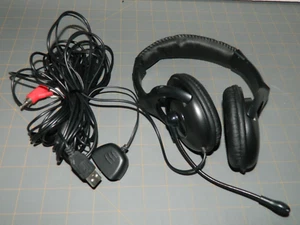 Mad Catz AMPX Amplified Gaming Headset Headphones with Microphone for Xbox 360 - Picture 1 of 6