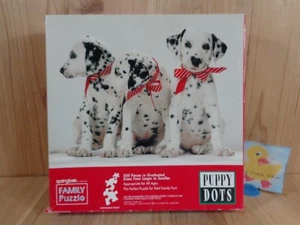 Rompecabezas SPRINGBOK 500 Piezas PUNTOS DE CACHORRO Perros Dálmatas 1984 Sello - Imagen 1 de 5