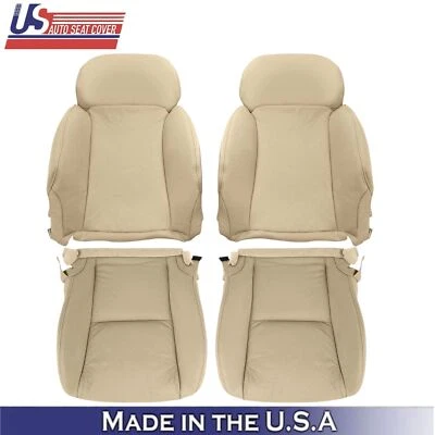 2006-2011 For Lexus GS350 GS300 GS450h Leatherette Front Seat Covers Parchment - Image 1 of 4