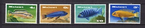le Malawi 1967 poissons du lac 4 timbres MNH /TE4945 - Picture 1 of 1